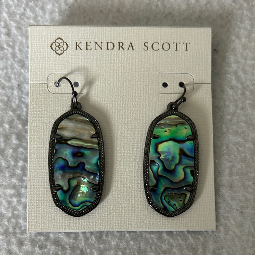 Kendra Scott Iridescent Abalone Earrings